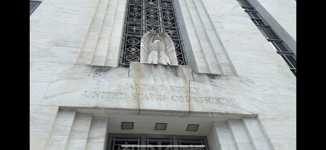The outside of the U.S. District Court of the Northern District of New York on Broadway in Albany. (Spectrum News 1/Kate Lisa Photo)