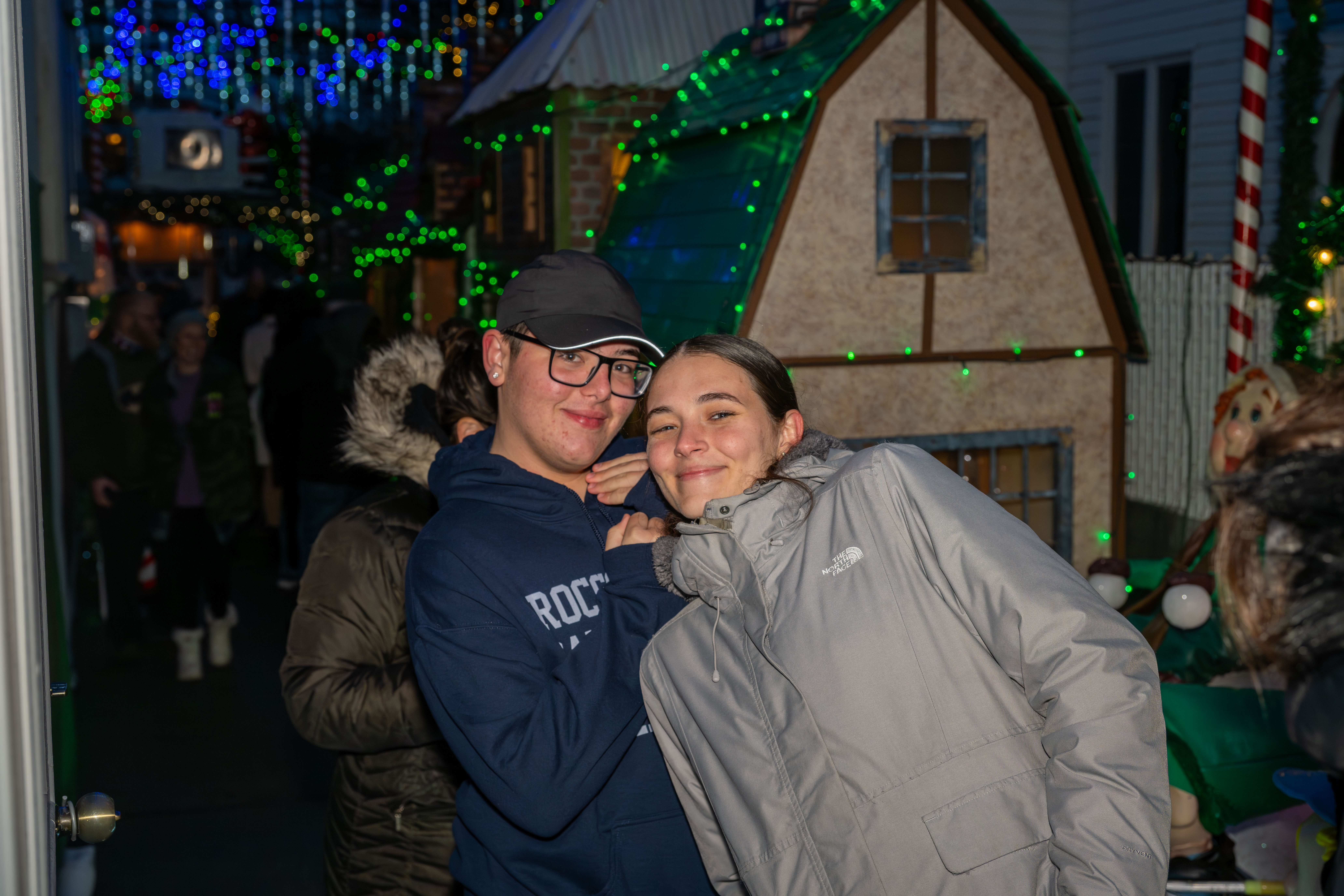 Hundreds gather to see Staten Island’s famous “Lights For Life” Christmas display and enjoy an entertainment extravaganza at the home of Joseph and Marisa DiMartino on Sunday, November 30, 2025, in Charleston. (Owen Reiter for the Advance/SILive.com)