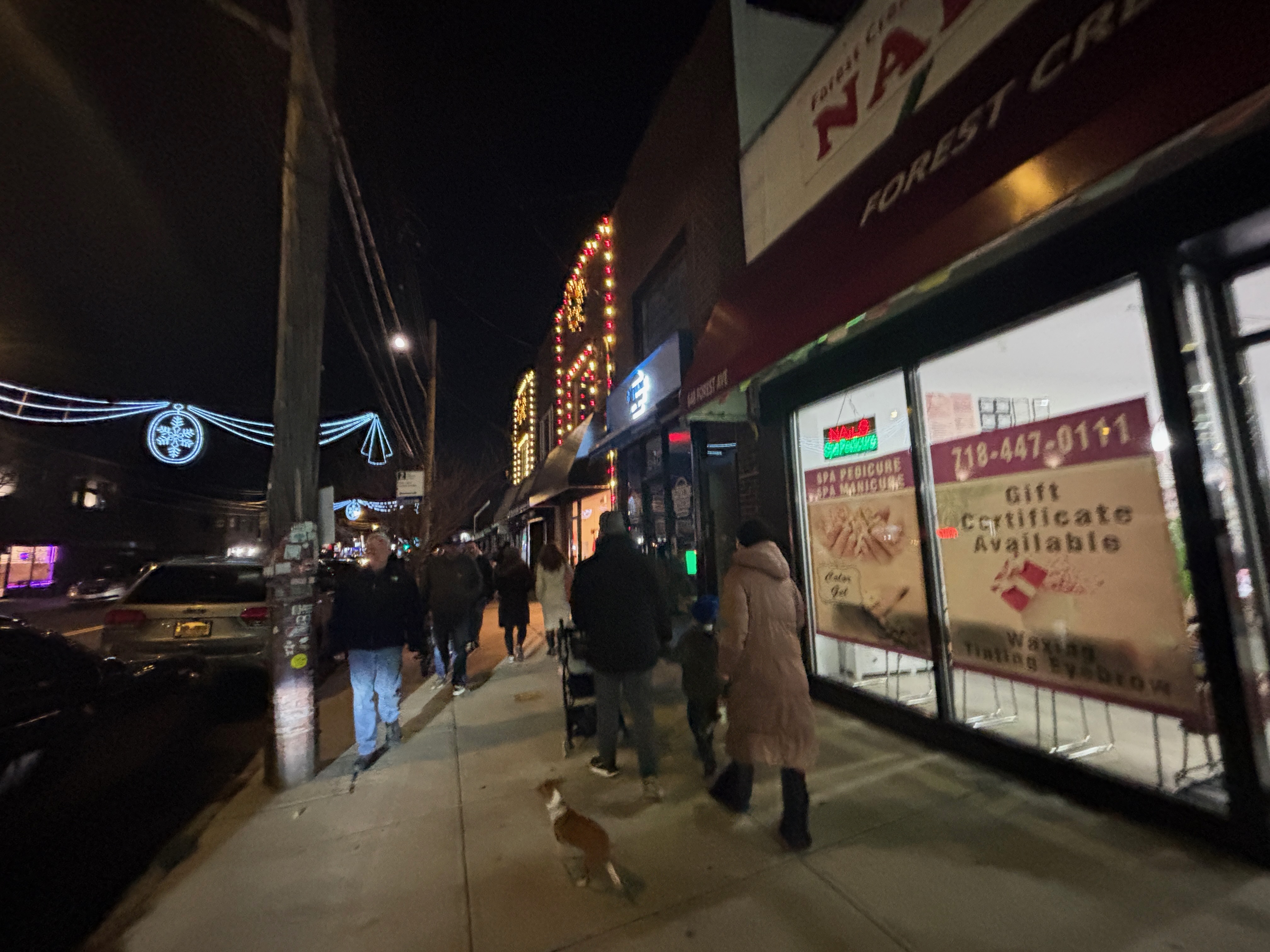 Santa Claus, a vintage 1953 Buick, and local food offerings highlighted the beloved West Brighton community event.