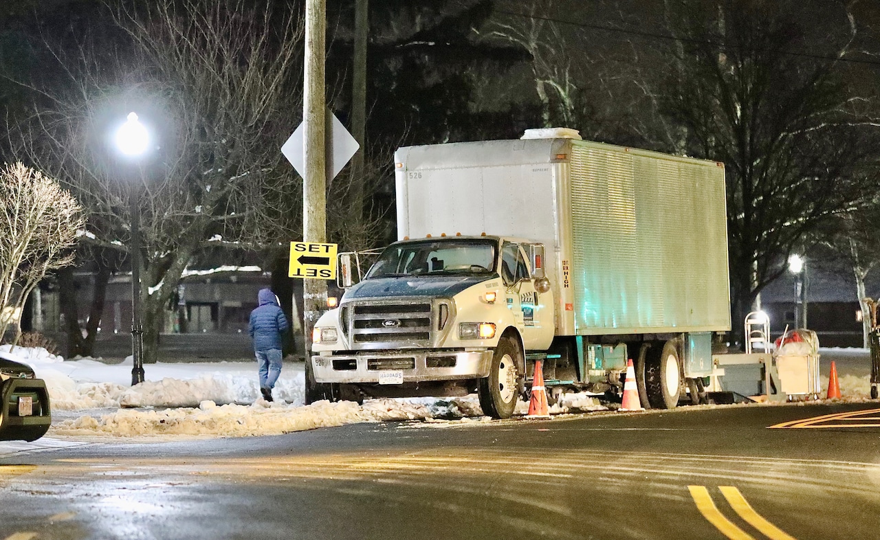 Film shoot on Howard Avenue on Grymes Hill