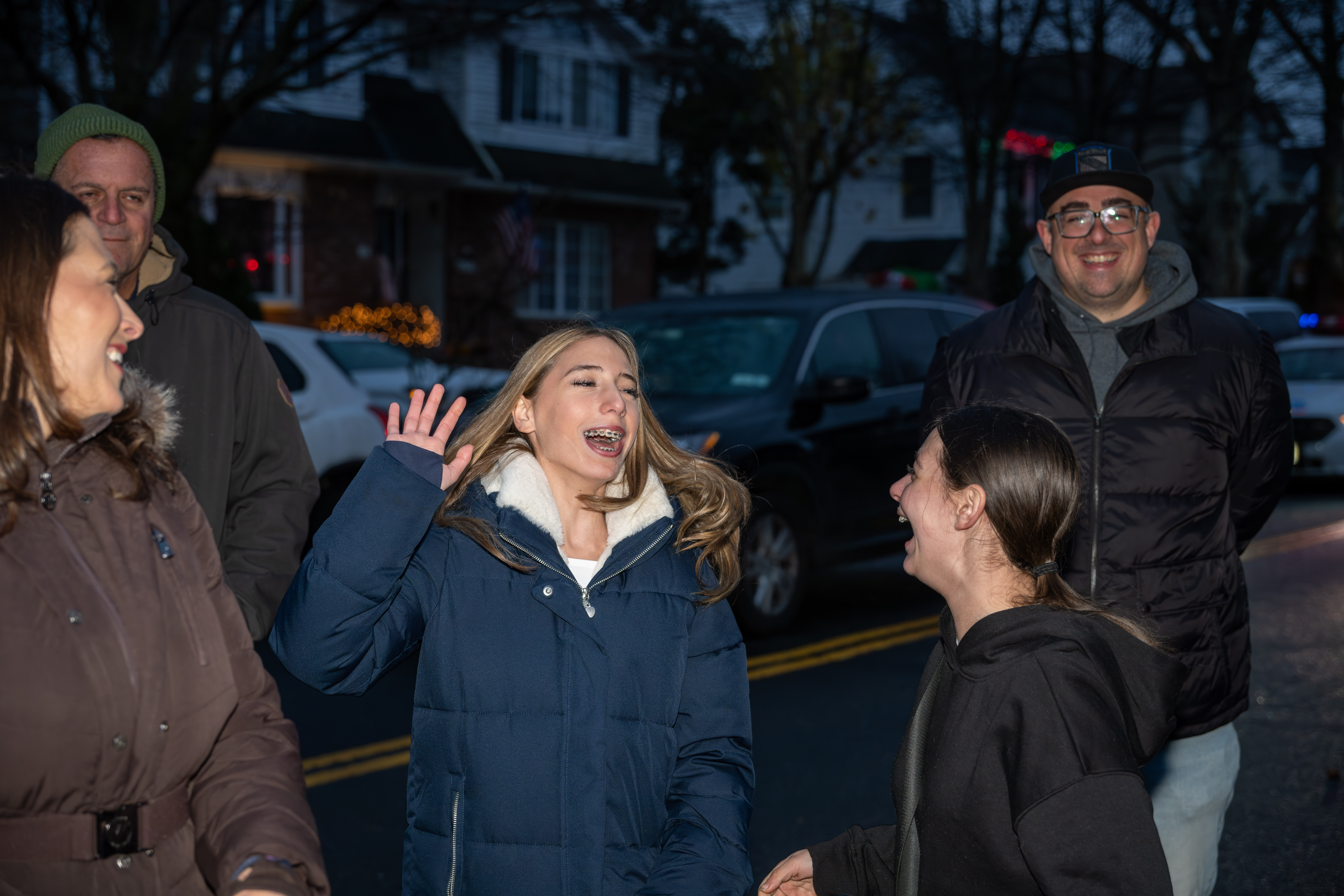Hundreds gather to see Staten Island’s famous “Lights For Life” Christmas display and enjoy an entertainment extravaganza at the home of Joseph and Marisa DiMartino on Sunday, November 30, 2025, in Charleston. (Owen Reiter for the Advance/SILive.com)