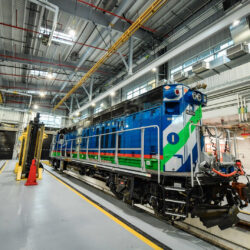 Inside the new facility. Photo by Marc A. Hermann/MTA