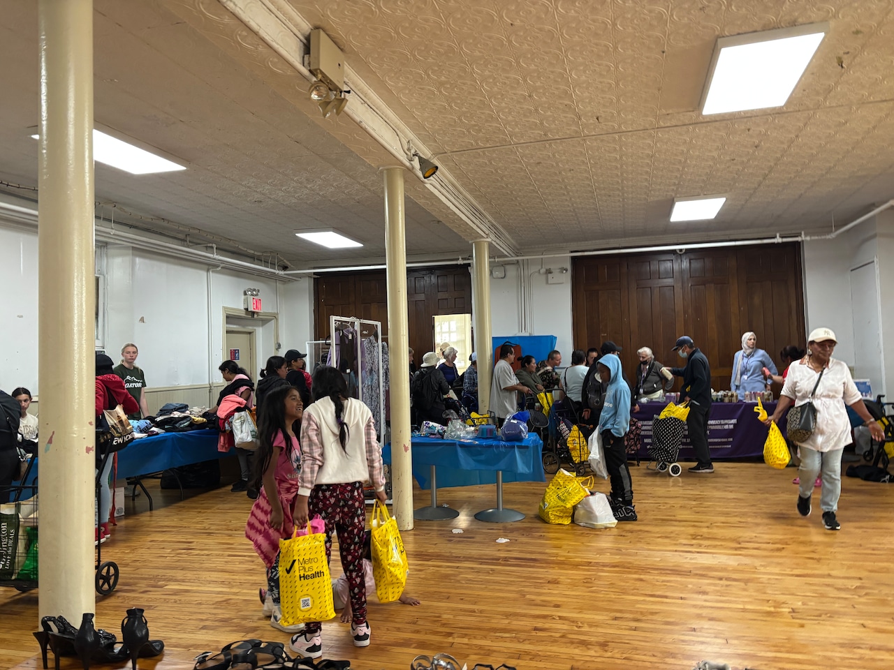 Lorna Wilson and food pantry