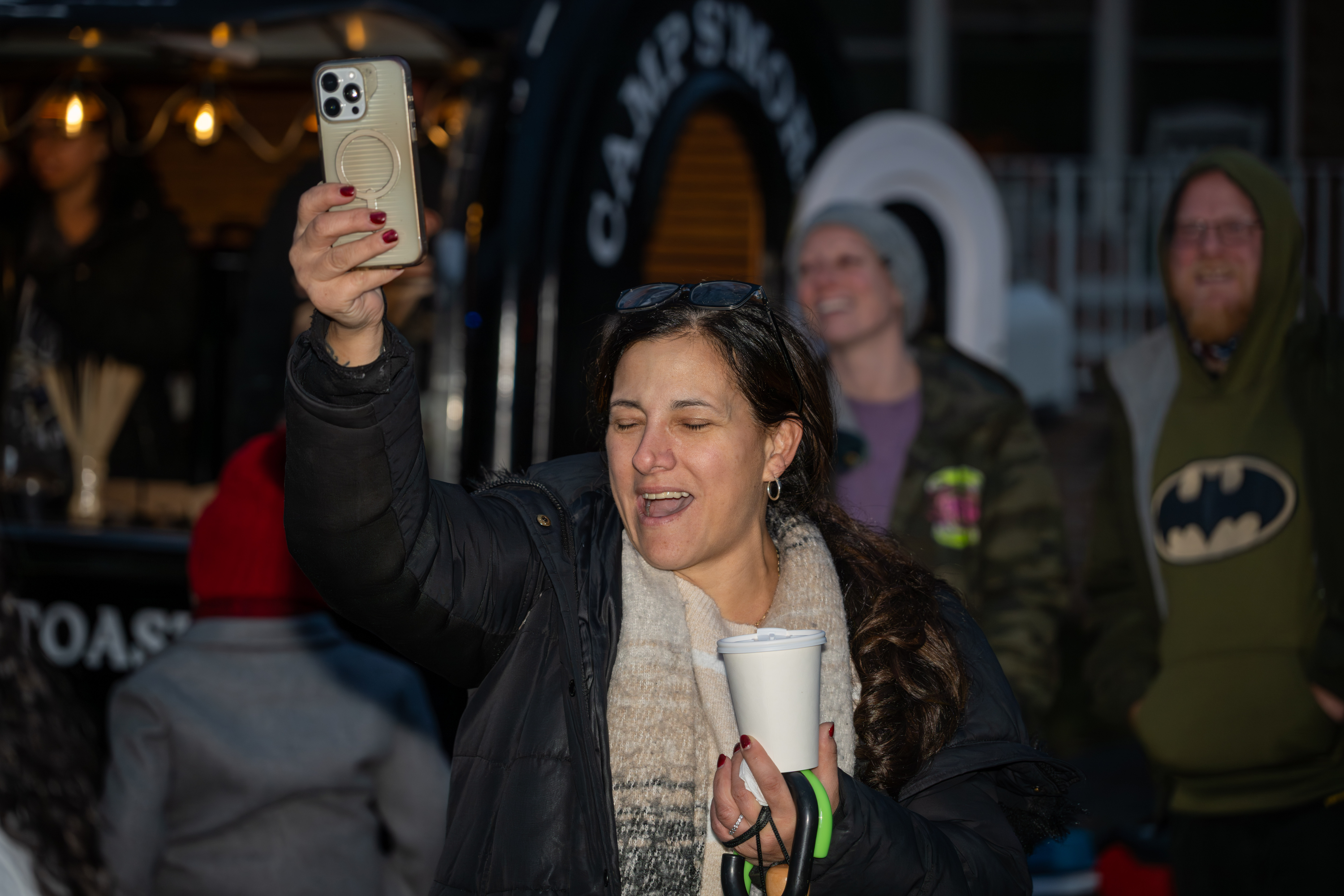 Hundreds gather to see Staten Island’s famous “Lights For Life” Christmas display and enjoy an entertainment extravaganza at the home of Joseph and Marisa DiMartino on Sunday, November 30, 2025, in Charleston. (Owen Reiter for the Advance/SILive.com)