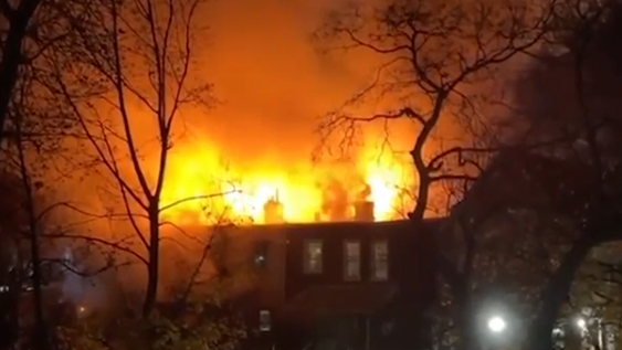 Resident, 2 firefighters injured after fire tears through 4 homes in Queens