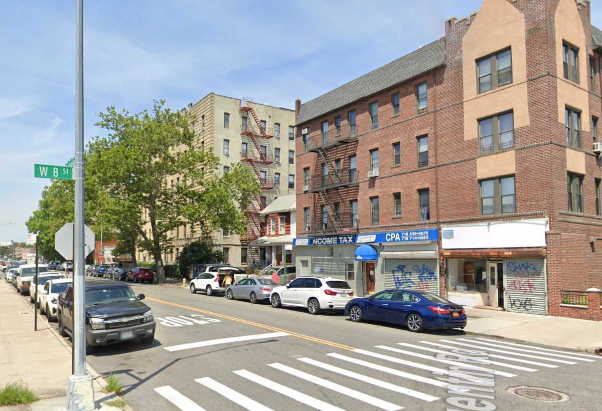 Scene of Brooklyn hit-and-run involving NYPD officers