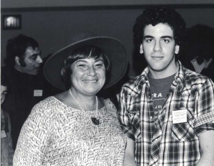 Northwest Bronx State Assemblyman Jeffrey Dinowitz campaigned for Bronx-born Bella Abzug twice when she ran for citywide and statewide office in the 1970s. They are pictured posing together at the 980 Democratic National Convention.