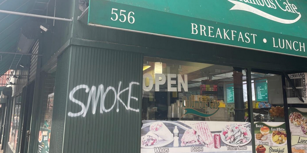 'Smoke' Graffitied on More Than 20 Blocks of the Upper West Side