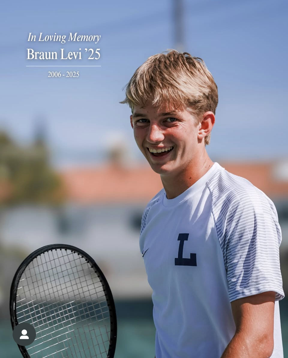 Loyola High School athlete Braun Levi, 18, who was killed...