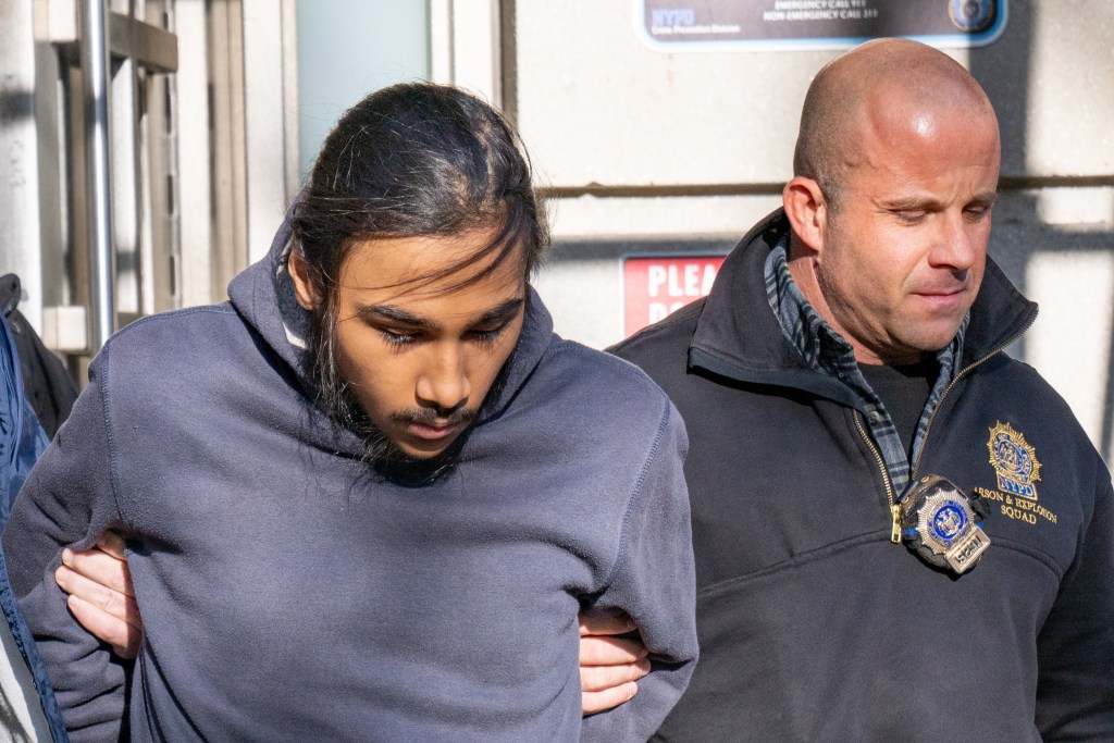 Teen accused of setting homeless man on fire on NYC subway ID’d by ‘distinctive mustache’