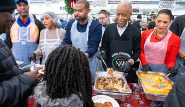 Good food and good feeling at Rev. Al Sharpton’s annual Christmas dinner in Harlem