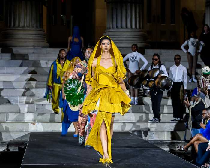 designers at the people's runway brooklyn