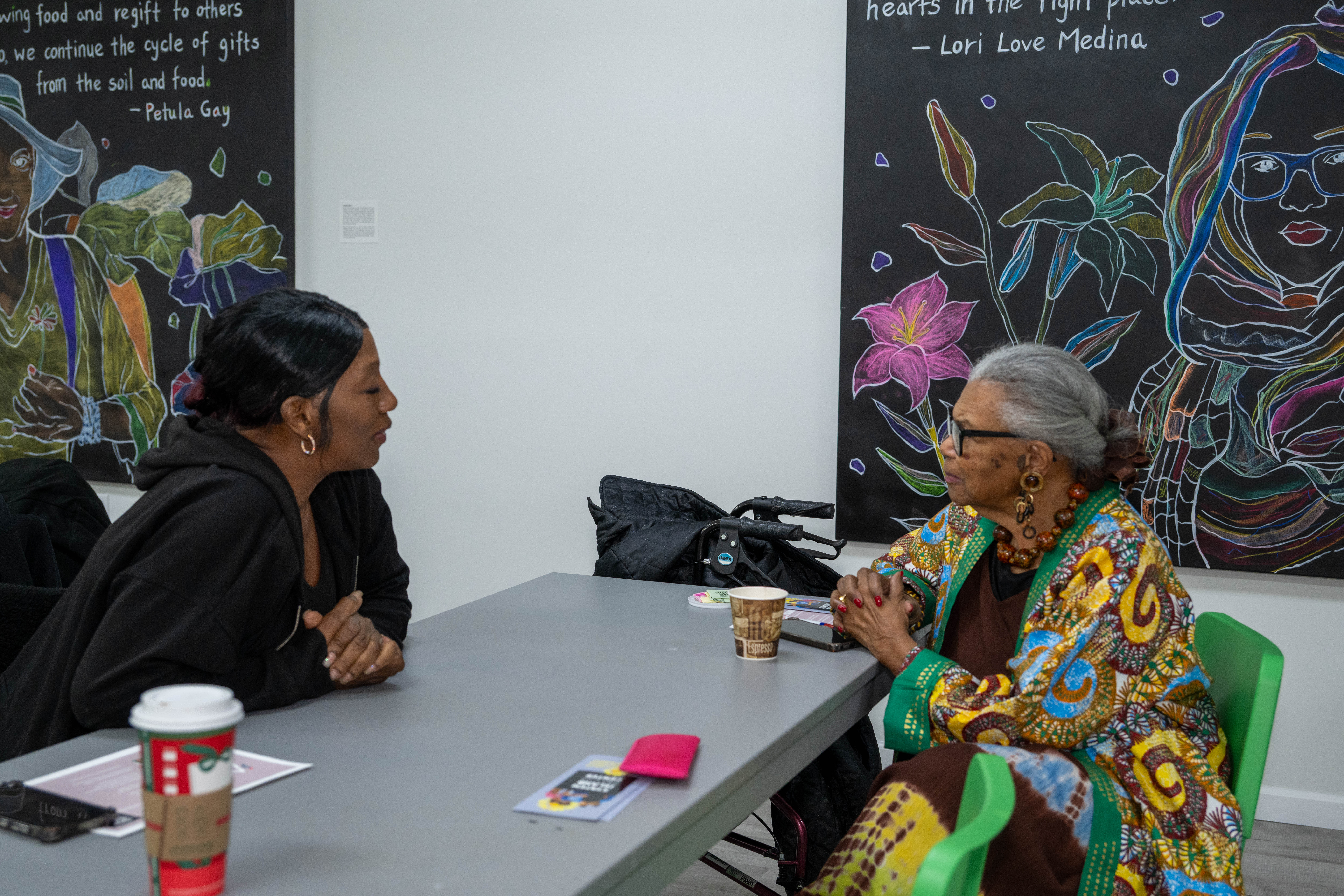 More than one hundred people turned out for the grand opening of the Staten Island Urban Center’s new storefront at 206 Bay Street in Tompkinsville on Saturday, December 6, 2025. (Owen Reiter for the Advance/SILive.com)