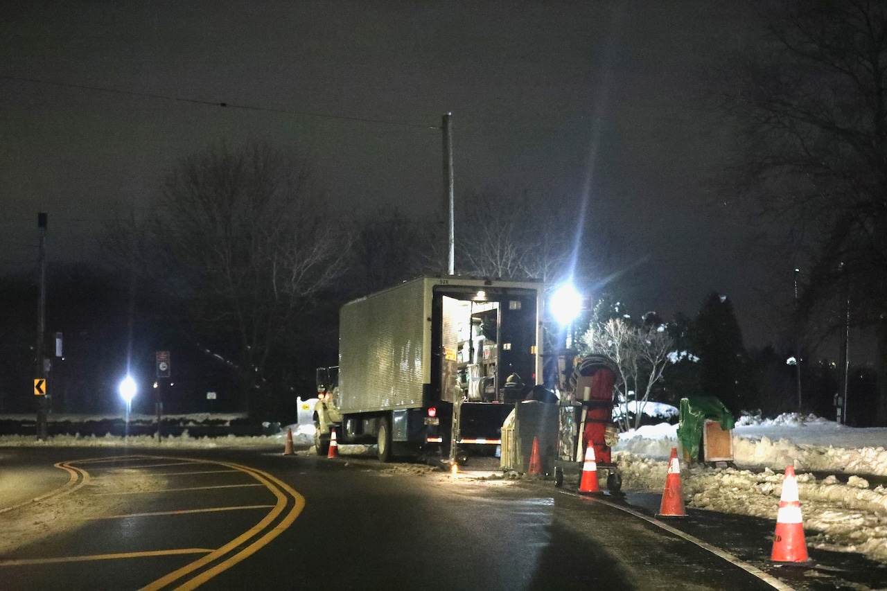 Film shoot on Howard Avenue on Grymes Hill
