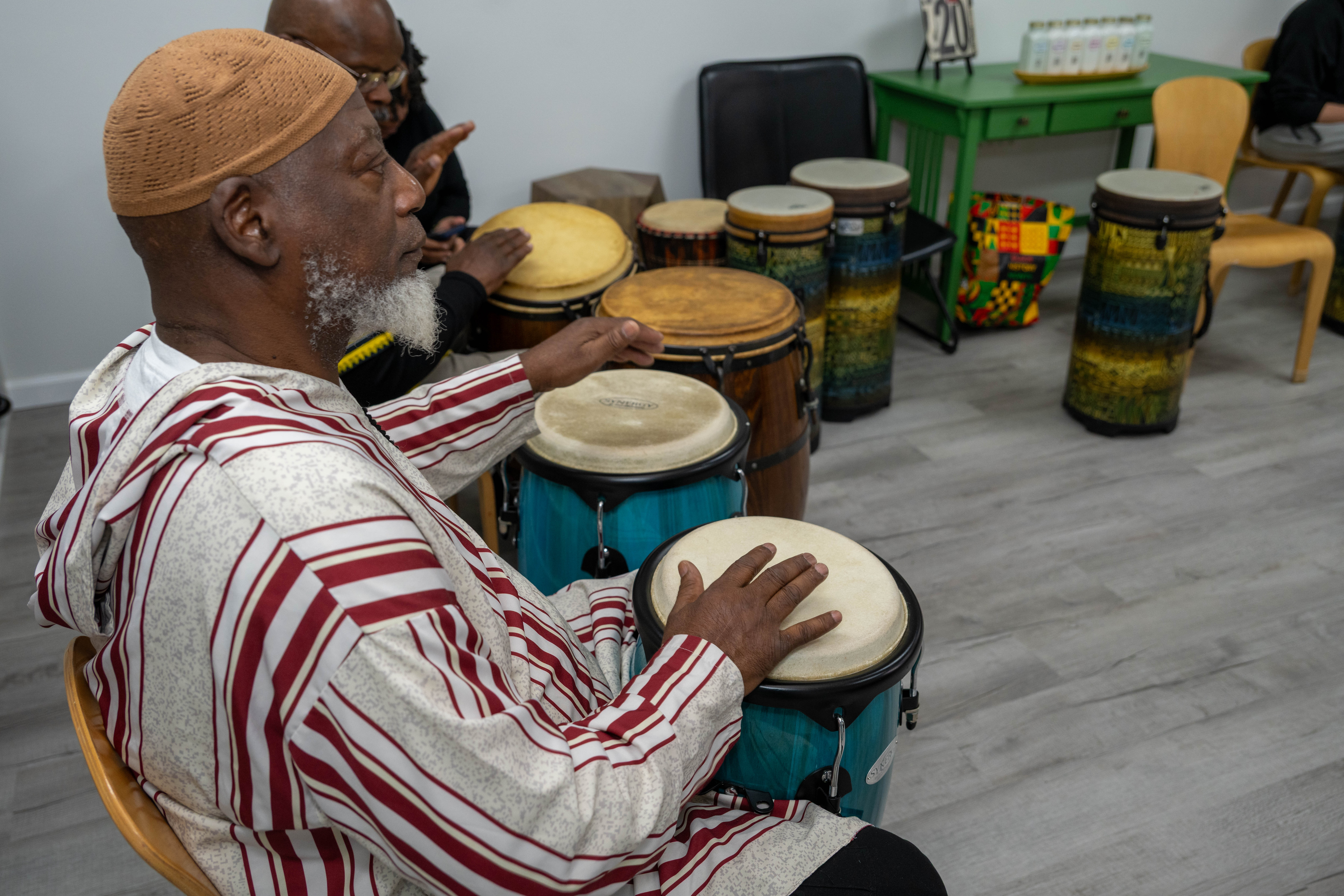 More than one hundred people turned out for the grand opening of the Staten Island Urban Center’s new storefront at 206 Bay Street in Tompkinsville on Saturday, December 6, 2025. (Owen Reiter for the Advance/SILive.com)