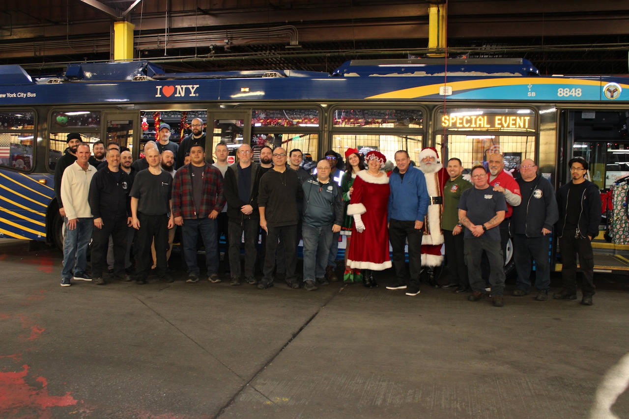 Santa's Express: MTA bus delivers holiday cheer to hospitalized Staten Island kids
