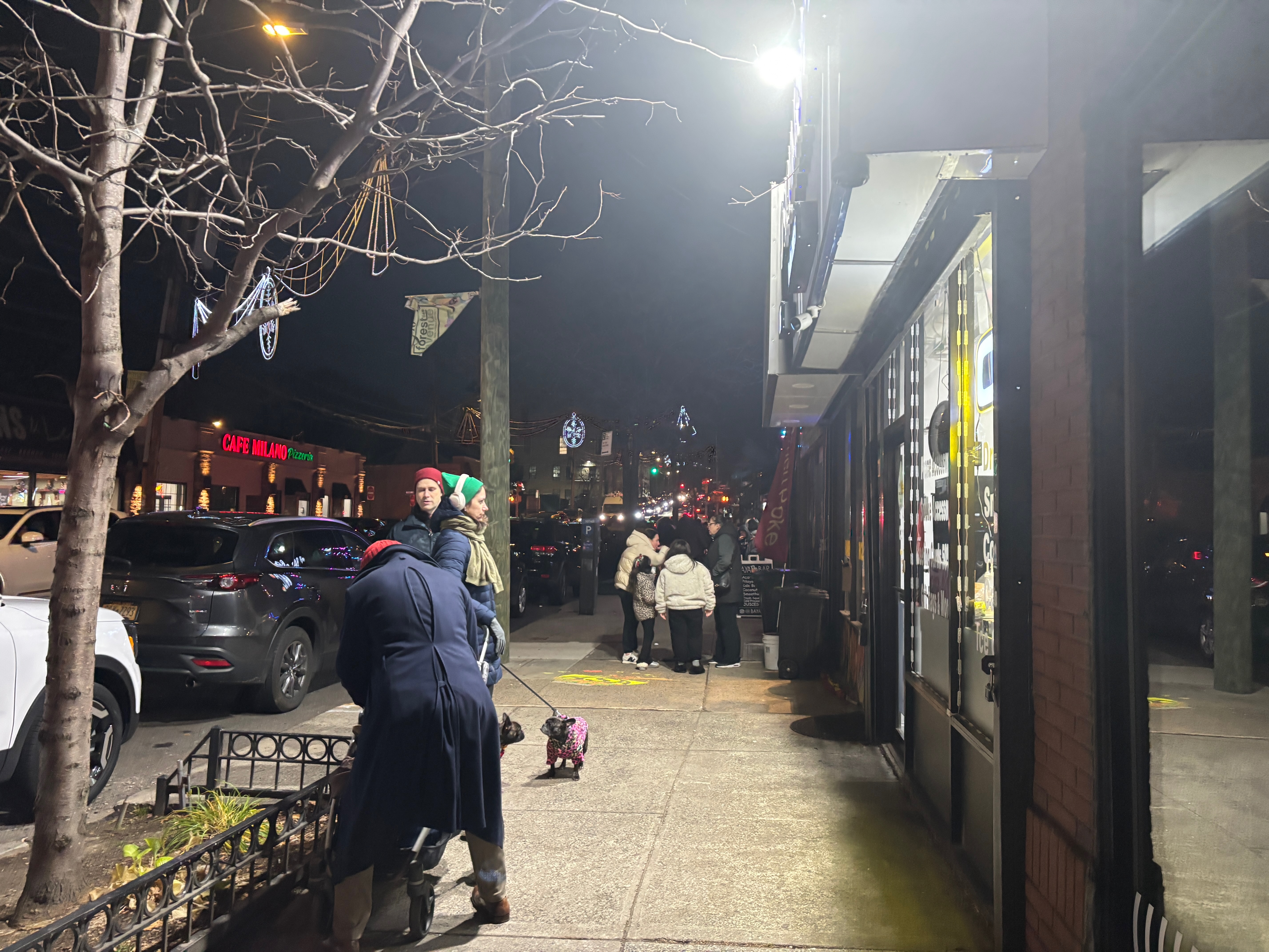 Forest Avenue's 20th annual Holiday Stroll featured Santa, a Cold Supermoon, and heartfelt testimonials about the tight-knit West Brighton community.