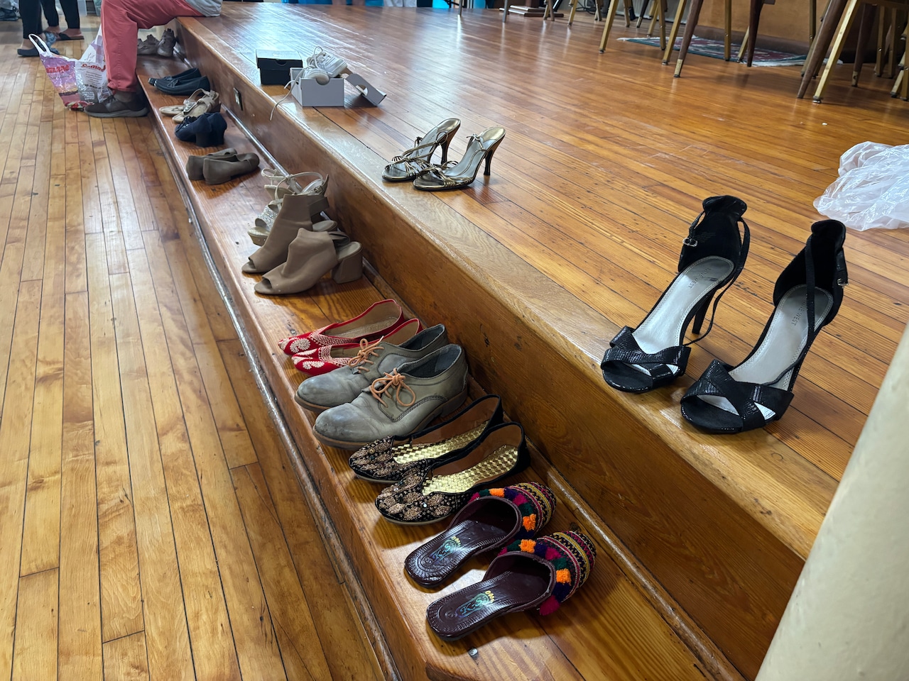 Lorna Wilson and food pantry