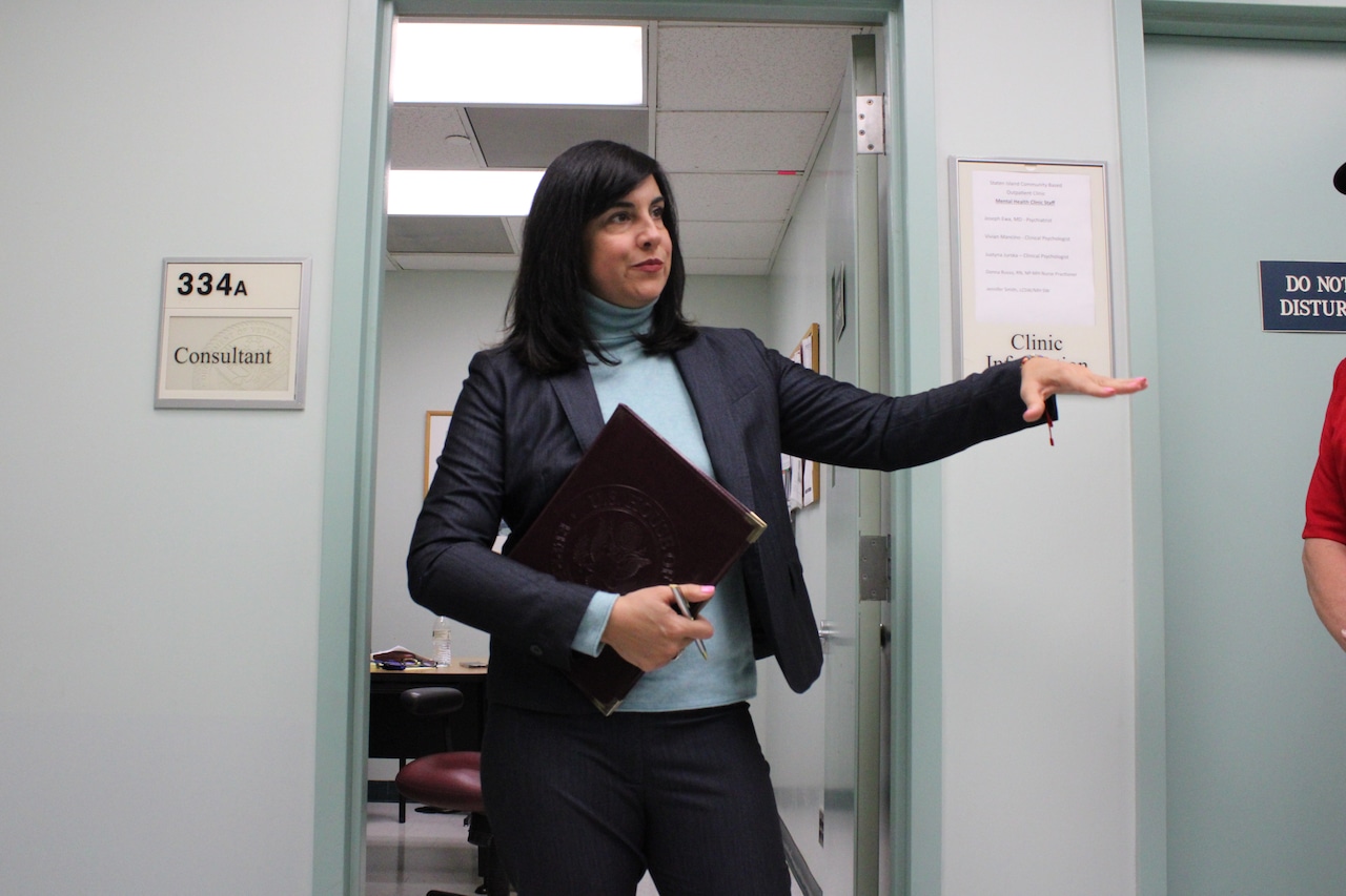 Secretary Collins meets with local veterans, Rep. Malliotakis