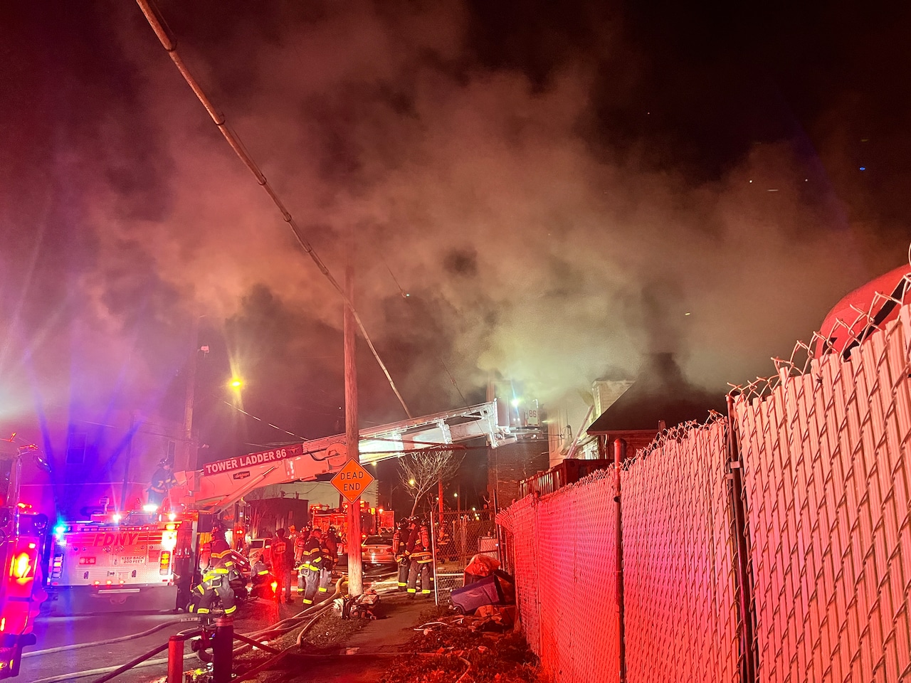 Fire in Mariners Harbor