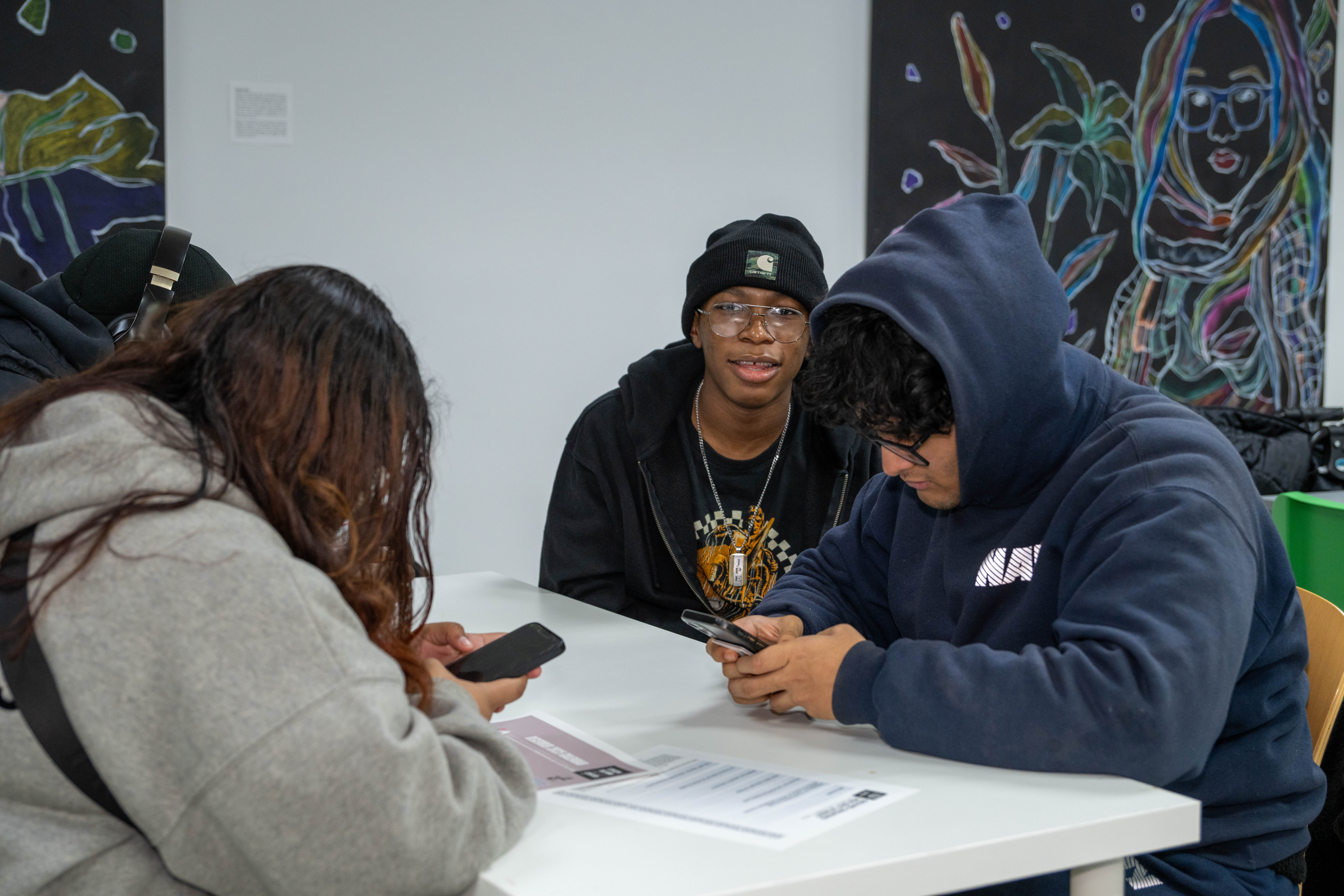 More than one hundred people turned out for the grand opening of the Staten Island Urban Center’s new storefront at 206 Bay Street in Tompkinsville on Saturday, December 6, 2025. (Owen Reiter for the Advance/SILive.com)