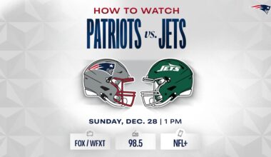 How to Watch/Listen: Patriots at Jets