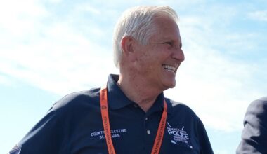 Nassau County Executive Bruce Blakeman is seen at Republic Airport, Friday, Sept. 26, 2025, in Farmingdale, N.Y. (AP Photo/Alex Brandon)