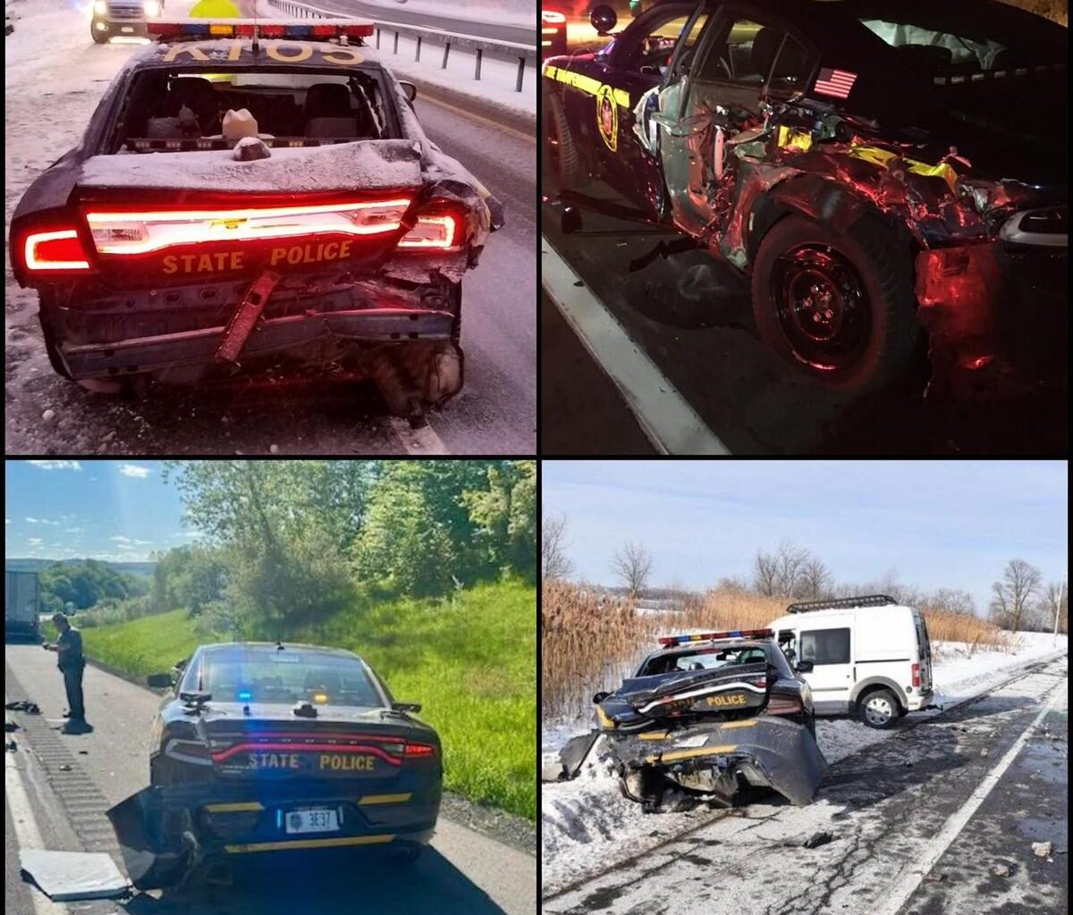 NY Trooper Hospitalized After Disturbing Nighttime Crash In HV