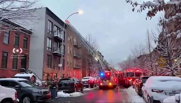 Nearly 80 crew members battle Bed-Stuy building fire