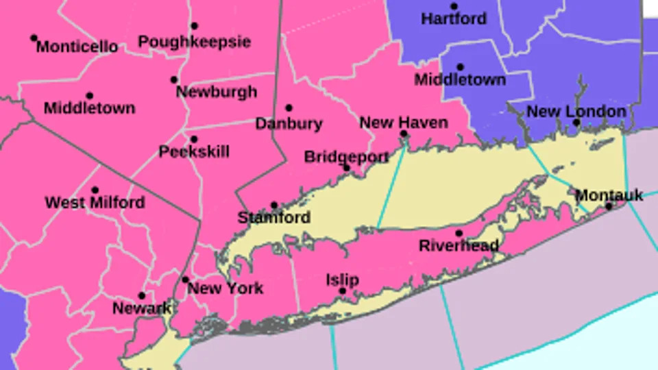 <div>NWS Winter Storm Warning: Heavy snow expected. Total snow accumulations between 5 and 9 inches.</div>