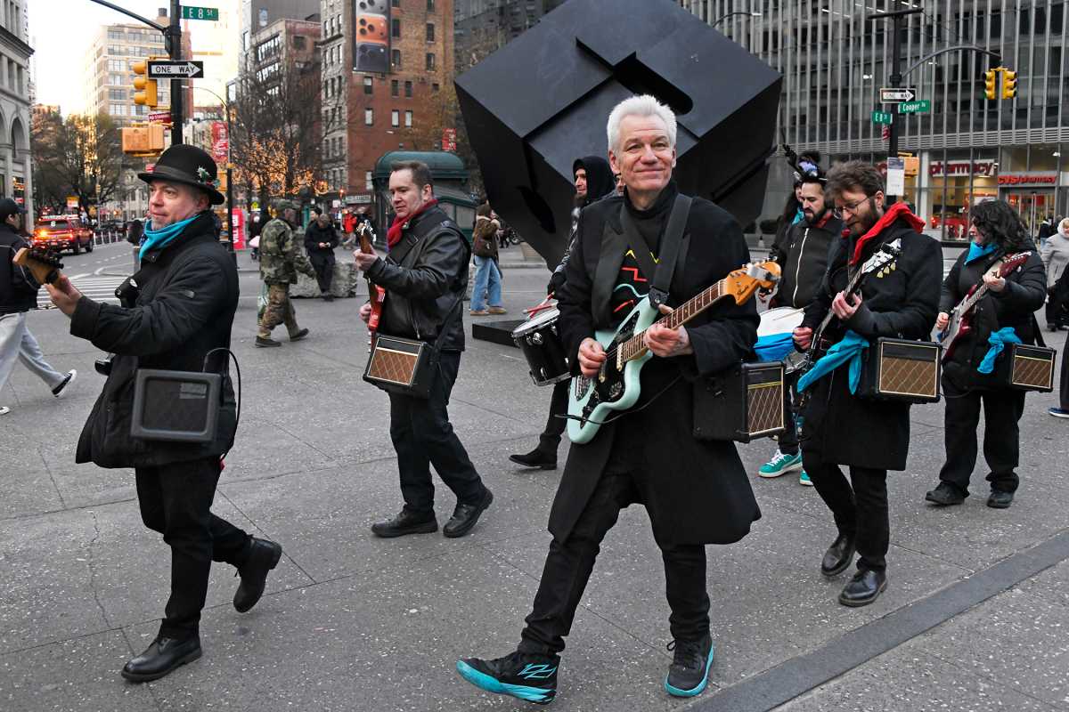 Musicians play at Bell by Bell in East Village