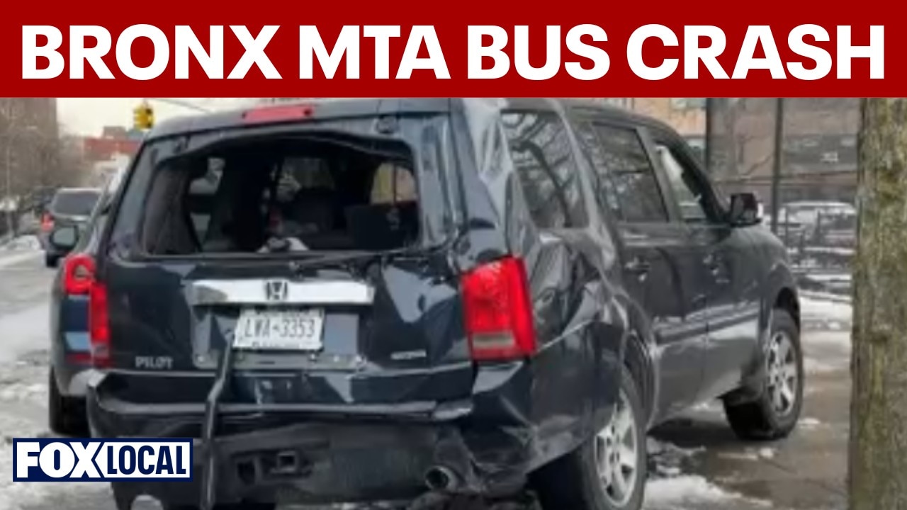 7 injured as MTA bus hits multiple cars in the Bronx