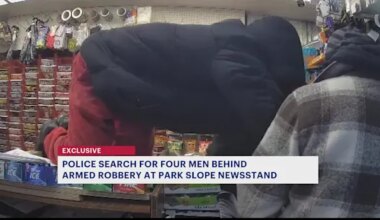 4 suspects sought in Park Slope news stand armed robbery