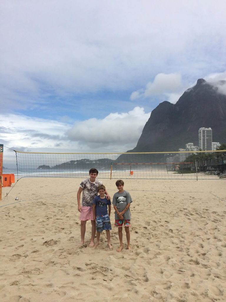 Cruz shared a throwback photo with his brothers from a trip to Brazil