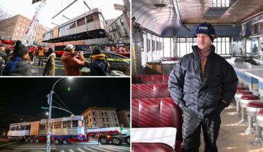 Beloved Wythe Diner physically relocated from longtime NYC neighborhood to Steiner Studios for movie set