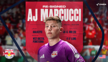 Red Bull New York Re-Signs Goalkeeper A.J. Marcucci