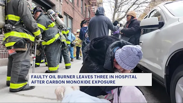 Faulty oil burner leaves 3 hospitalized after carbon monoxide exposure in Soundview