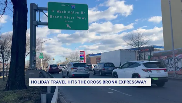 Holiday travel hits the Cross Bronx Expressway