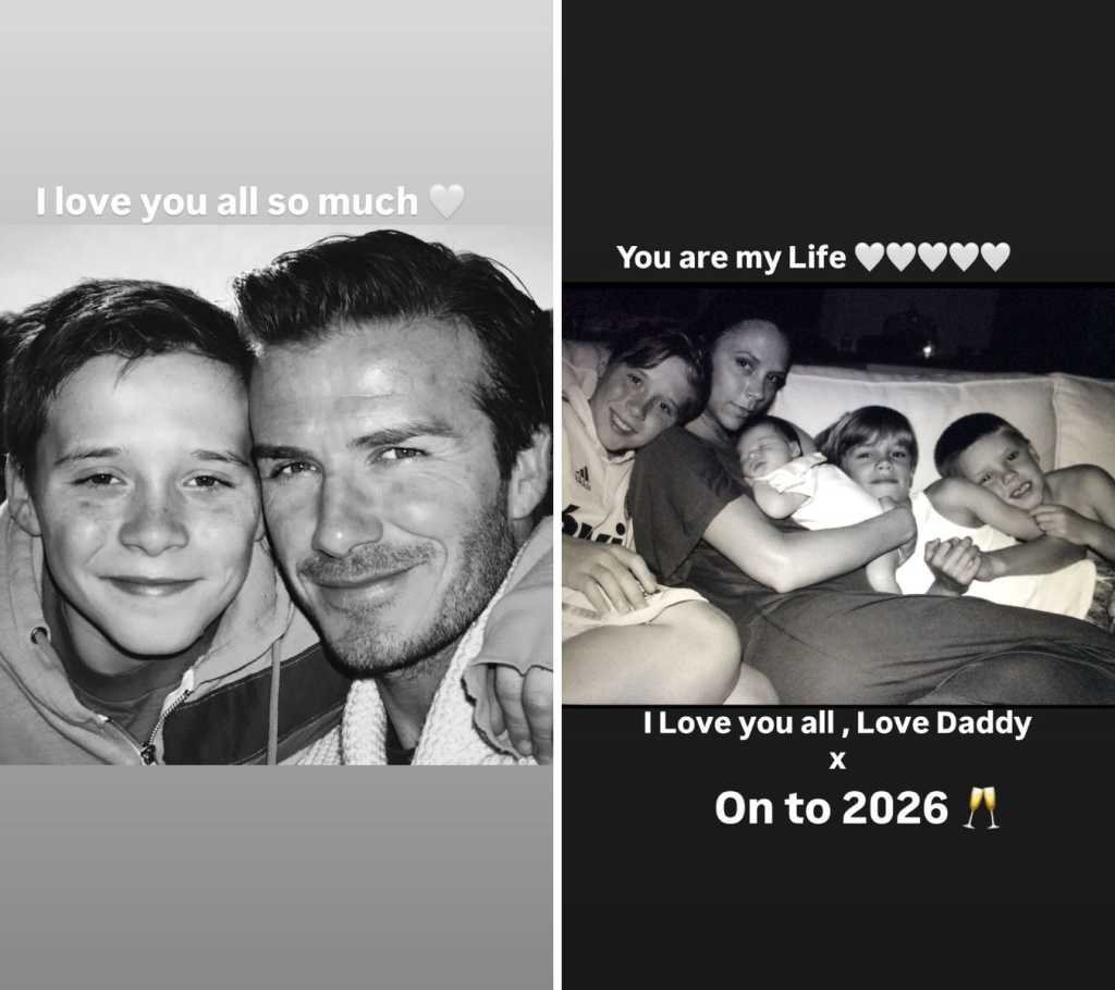 David Beckham's Instagram Stories