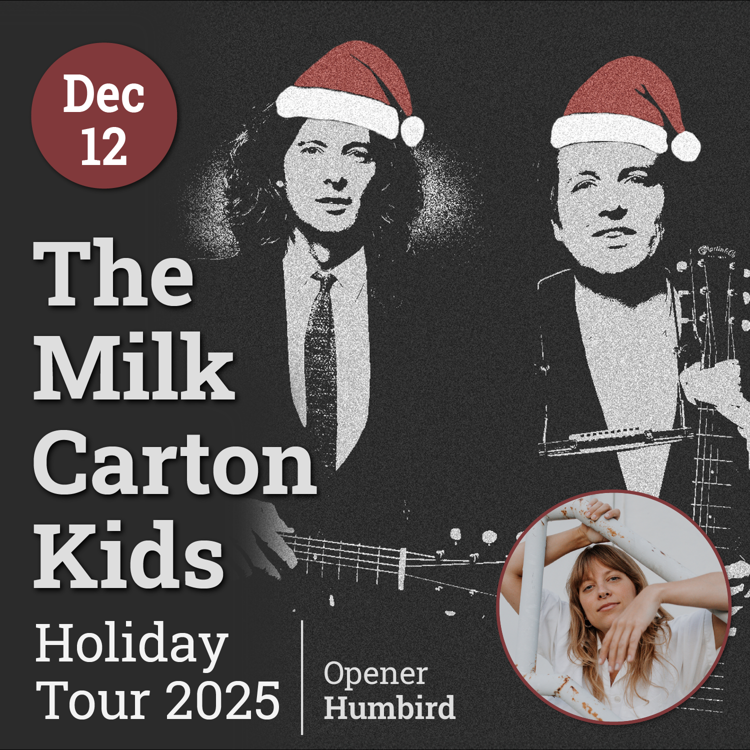 Outpost in the Burbs presents The Milk Carton Kids Holiday Tour 2025 with Opener Humbird