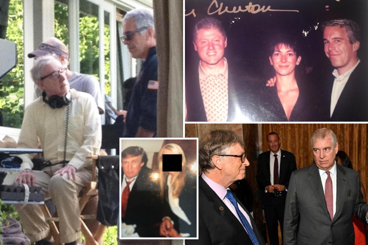 Woody Allen, Andrew Mountbatten-Windsor, Bill Gates, Clinton,Trump featured in Jeffrey Epstein photos