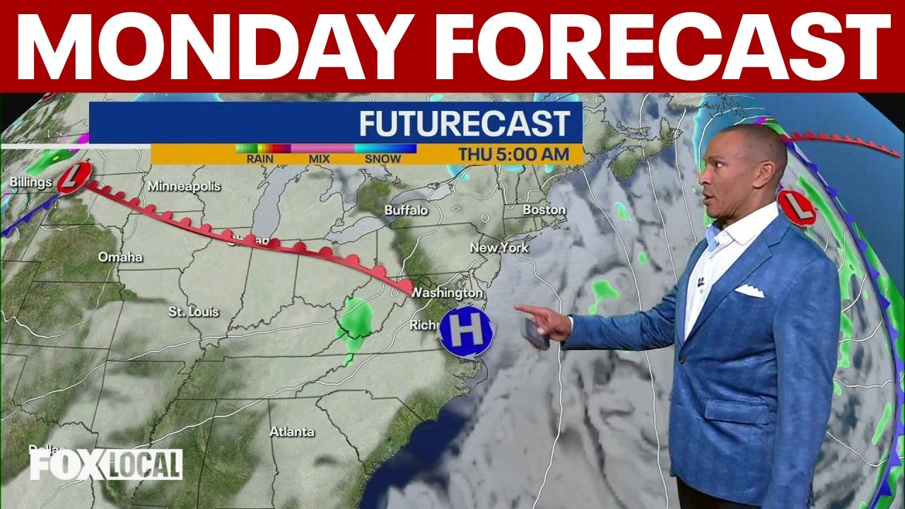 Weather Authority: Monday 7:30 a.m. forecast New York
