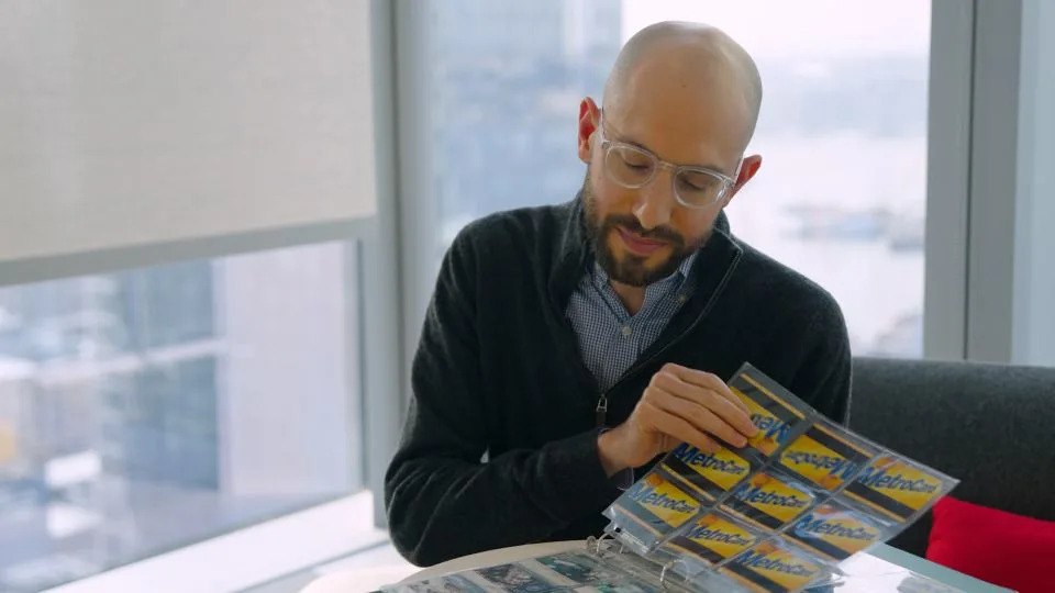 Mike Glenwick began collecting MetroCards when he was six, shortly after the transit cards came out in 1994. - Hazel Tang/CNN