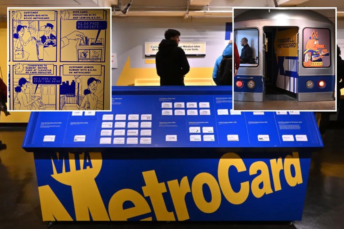 NY Transit Museum opens FAREwell MetroCard exhibit