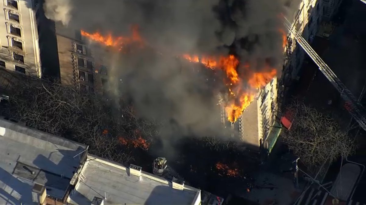 Upper West Side fire breaks out on Amsterdam – NBC New York