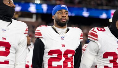 Giants-Raiders inactives: No ‘Turbo time’ for New York; Cor’Dale Flott out