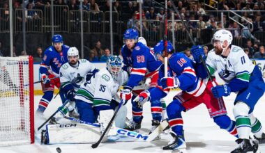 Demko stops 23 as Canucks blank Rangers 3-0