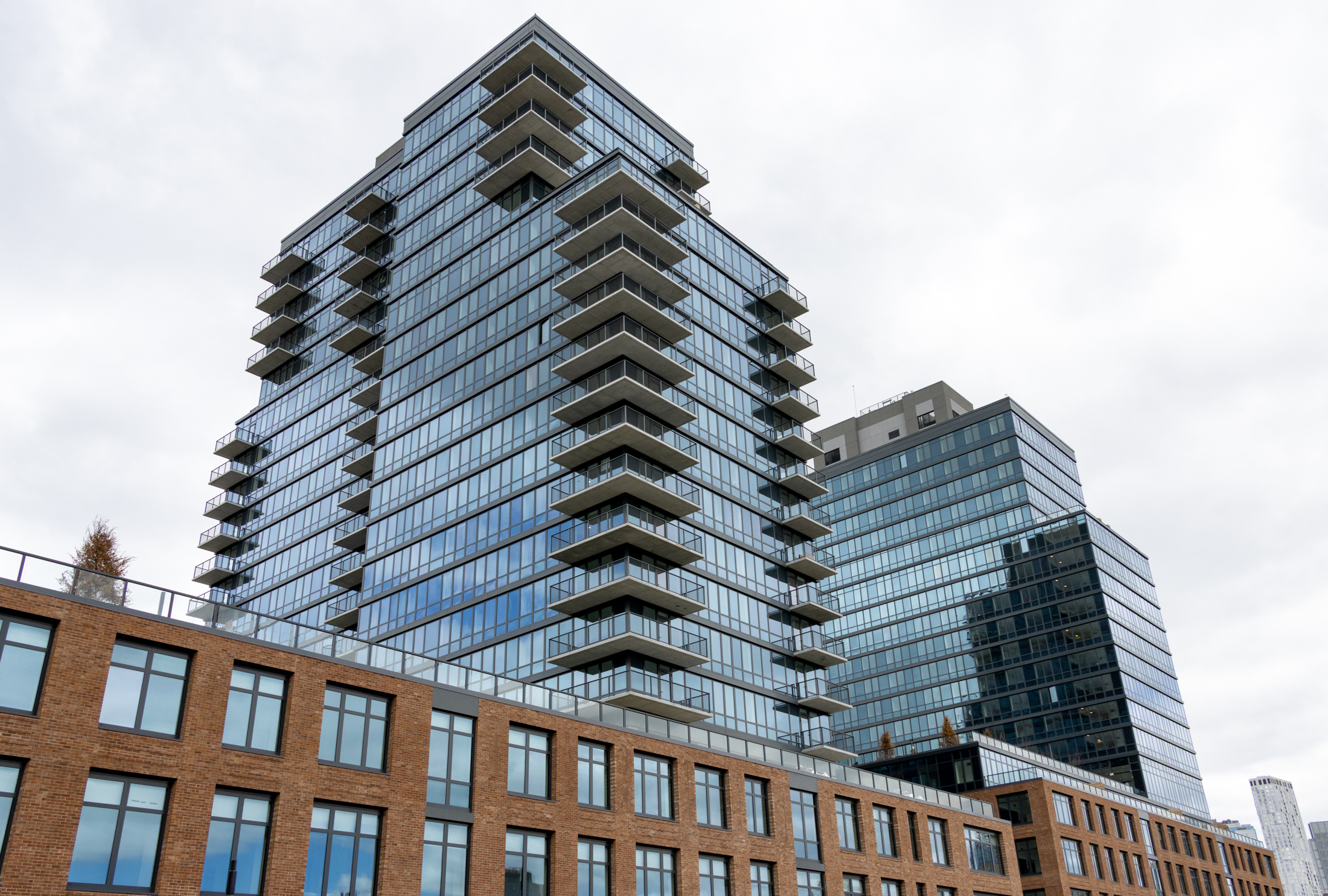 gowanus - glass tower with brick base