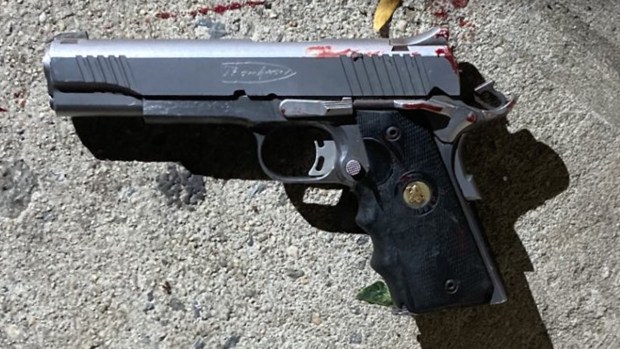 Police released image of gun recovered at the scene of the Upper East Side shooting. (NYPD)