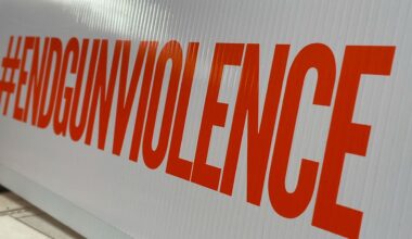 An End Gun Violence sign